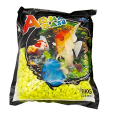 Areia Colorida Lisa Amarela Brilhante 8-14MM-1Kg